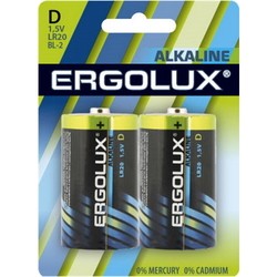 Аккумулятор / батарейка Ergolux 2xD