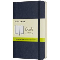 Блокнот Moleskine Plain Notebook Pocket Soft Sapphire