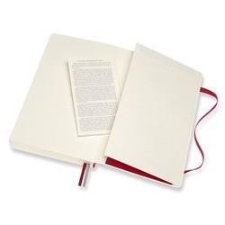 Блокнот Moleskine Plain Notebook Expanded Soft Red