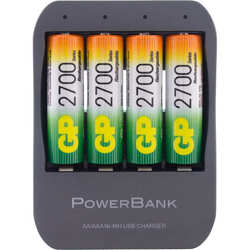 Зарядка аккумуляторных батареек GP HSPBA-2CR4 + 4xAA 2700 mAh + Adapter