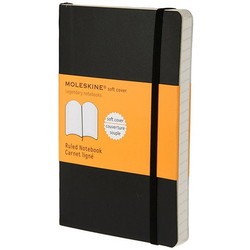 Блокнот Moleskine Ruled Notebook Pocket Soft Black