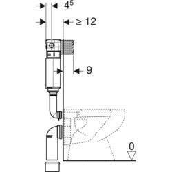 Инсталляция для туалета Geberit Omega 109.060.00.1