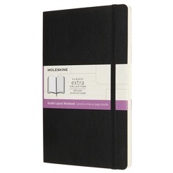 Блокнот Moleskine Double Notebook Large Soft Black