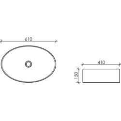 Умывальник Ceramica Nova Element CN5018