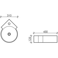 Умывальник Ceramica Nova Element CN5019