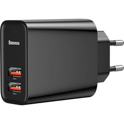 Зарядное устройство BASEUS Speed Dual QC3.0 Quick Charger 2xUSB 30W