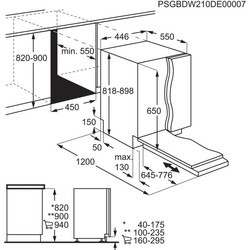 Встраиваемая посудомоечная машина Electrolux EMA 12110 L