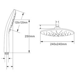 Душевая система Agger Nice A2595200