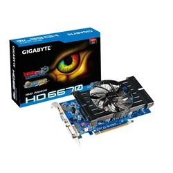 Видеокарты Gigabyte Radeon HD 6670 GV-R667D3-2GI