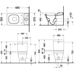 Унитаз Duravit 2nd Floor 210609