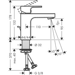 Смеситель Hansgrohe Vernis Shape 71561000