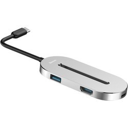 Картридер / USB-хаб BASEUS O-Hub Type-C