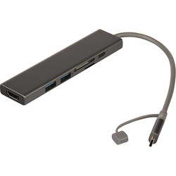 Картридер / USB-хаб Qumo Dock 7