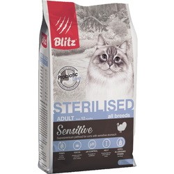 Корм для кошек Blitz Adult Sterilised All Breeds Turkey 10 kg
