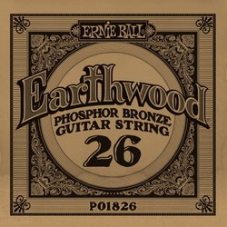 Струны Ernie Ball Earthwood Phosphor Bronze Single 26
