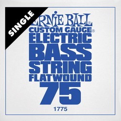 Струны Ernie Ball Flatwound Bass Single 75