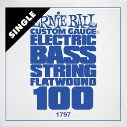 Струны Ernie Ball Flatwound Bass Single 100