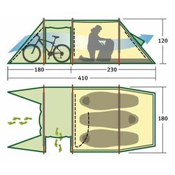 Палатка KSL Half Roll 3