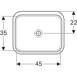 Умывальник Geberit VariForm 58 500766012