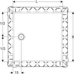 Душевой поддон Geberit Setaplano 100x90 154271111