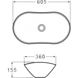 Умывальник BelBagno BB1404