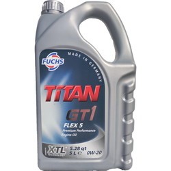 Моторное масло Fuchs Titan GT1 Flex 5 0W-20 5L