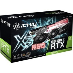 Видеокарта INNO3D GeForce RTX 3060 TI ICHILL X3 RED LHR