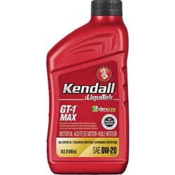 Моторное масло Kendall GT-1 Max Premium Full Synthetic 0W-20 1L