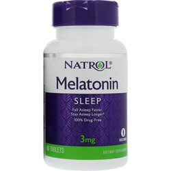 Аминокислоты Natrol Melatonin 3 mg