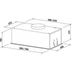 Вытяжка Zorg Astra 750 52 S WH