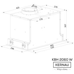 Вытяжка Kernau KBH 2060 B Glass