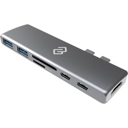 Картридер / USB-хаб Digma DS-815UCG
