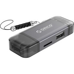 Картридер / USB-хаб Orico 2CR61