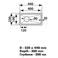 Кухонная мойка Kaiser KSM-2344