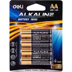 Аккумулятор / батарейка Deli Alkaline 4xAA