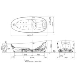 Ванна TOTO Flotation tub