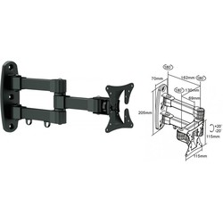 Подставка/крепление i-Tech LCD-33B (черный)