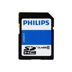 Карты памяти Philips SDHC Class 10 8Gb