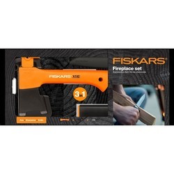 Топор Fiskars X5-XXS Fireplace Set 3 in 1