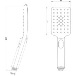 Душевая система Lemark LM8123C