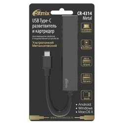 Картридер / USB-хаб Ritmix CR-4314