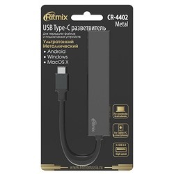 Картридер / USB-хаб Ritmix CR-4402