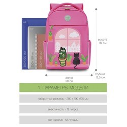 Школьный рюкзак (ранец) Grizzly RD-145-3