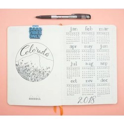 Блокнот Rhodia Dots Goalbook A5 Pink