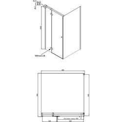 Душевая кабина Ambassador Diamond 100x100 12011103L