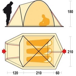 Палатки Ferrino Shaba 3