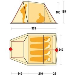 Палатки Ferrino Komi 4
