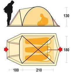 Палатки Ferrino Geo 3