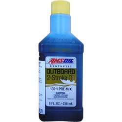 Моторное масло AMSoil Outboard Synthetic 100:1 Pre-Mix 2-Stroke Oil 0.25L