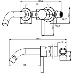 Смеситель Swedbe Platta 5502